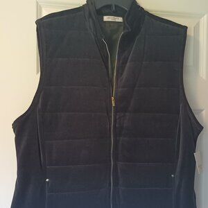 NWT 3x Black Velvet Vest